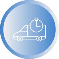 Time Based Delivery Vector Icon
