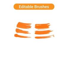 Brush strokes Pro vector