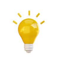 Bulb 3D Icon png