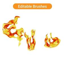 Brush strokes Pro vector