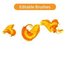 Brush strokes Pro vector