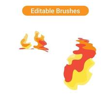 Brush strokes Pro vector