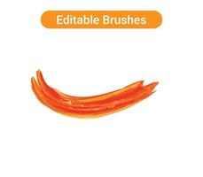 Brush strokes Pro vector