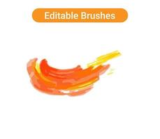 Brush strokes Pro vector