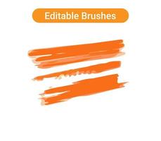 Brush strokes Pro vector