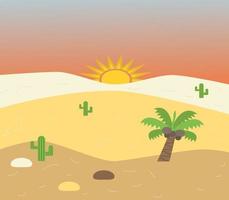 el desierto pro vector