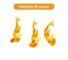 Brush strokes Pro vector