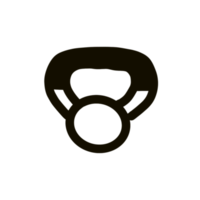 trommel klok geschiktheid oefening werk uit Gezondheid zorg hand- getrokken biologisch lijn tekening png