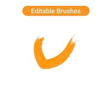 Brush strokes Pro vector