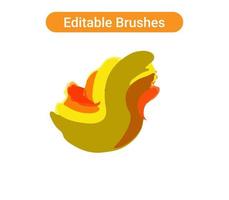 Brush strokes Pro vector