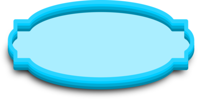 Blank frame and label png