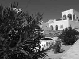 isla de santorini en grecia foto