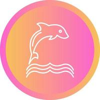 Dolphin Vector Icon