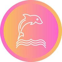 Dolphin Vector Icon