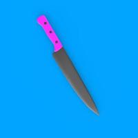 knife isolated on background photo