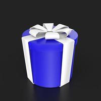 Gift box isolated on background photo