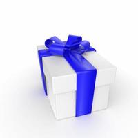 gift box isolated on background photo