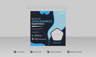 Digital marketing banner design template. business social media post template and Web banner banner design layout vector