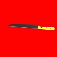 knife isolated on background photo