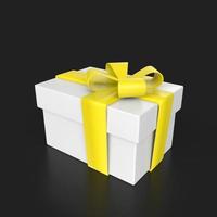 gift box isolated on background photo