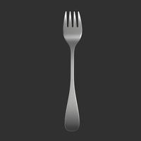 Fork isolated on background photo