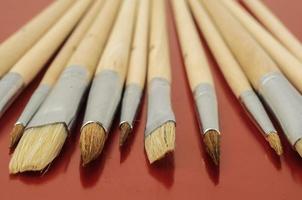 New Wooden Different Paintbrush Texture photo