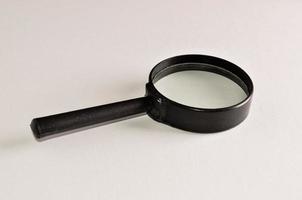 Isolated magnifier glass photo