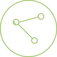 Beautiful Share Line Vector Icon
