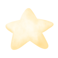 aquarelle étoile mignonne png