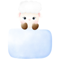 Cute Sheep illustration png