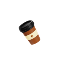 tasse à café illustration 3d png