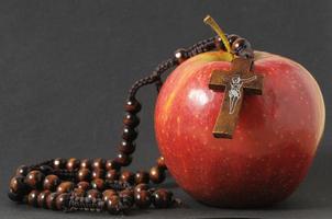 Bible Eva's Sin Red Apple photo