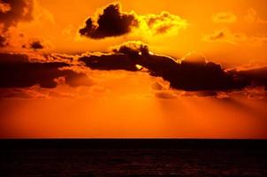 View of the sky during sunset photo