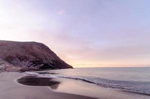 Ocean view during sunset photo