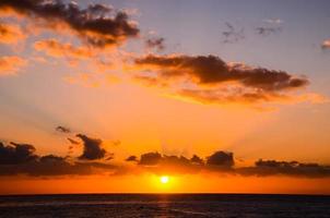 View of the sky during sunset photo