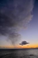 View of the sky during sunset photo