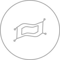 Beautiful Magical Carpet  Line Vector Icon