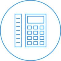 Beautiful Measurement Calculation Line Vector Icon
