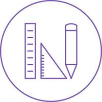 Beautiful Geometry tools Line Vector Icon