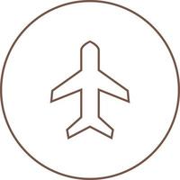 Beautifu Airplane mode Line Vector Icon