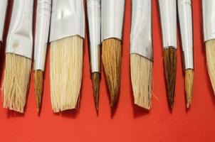 New Wooden Different Paintbrush Texture photo