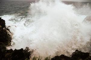 Sea water close-up photo