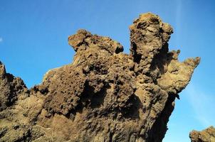 Dry Hardened Lava Rocks photo