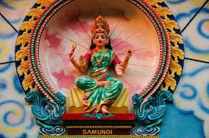 Hindu God in Indian Temple photo