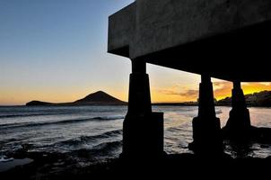 Sunset on the Atlantic Ocean photo