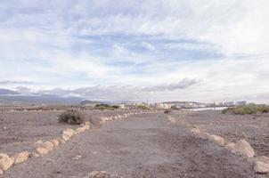 Dirt road view photo