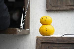 Tangerines man from Jeju Island photo