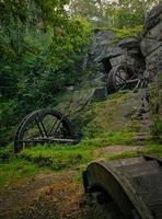 Ruins of a medieval mill photo