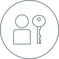 Beautiful Authentication vector line icon