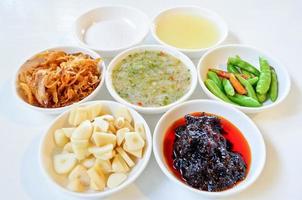 condimento de comida tailandesa foto